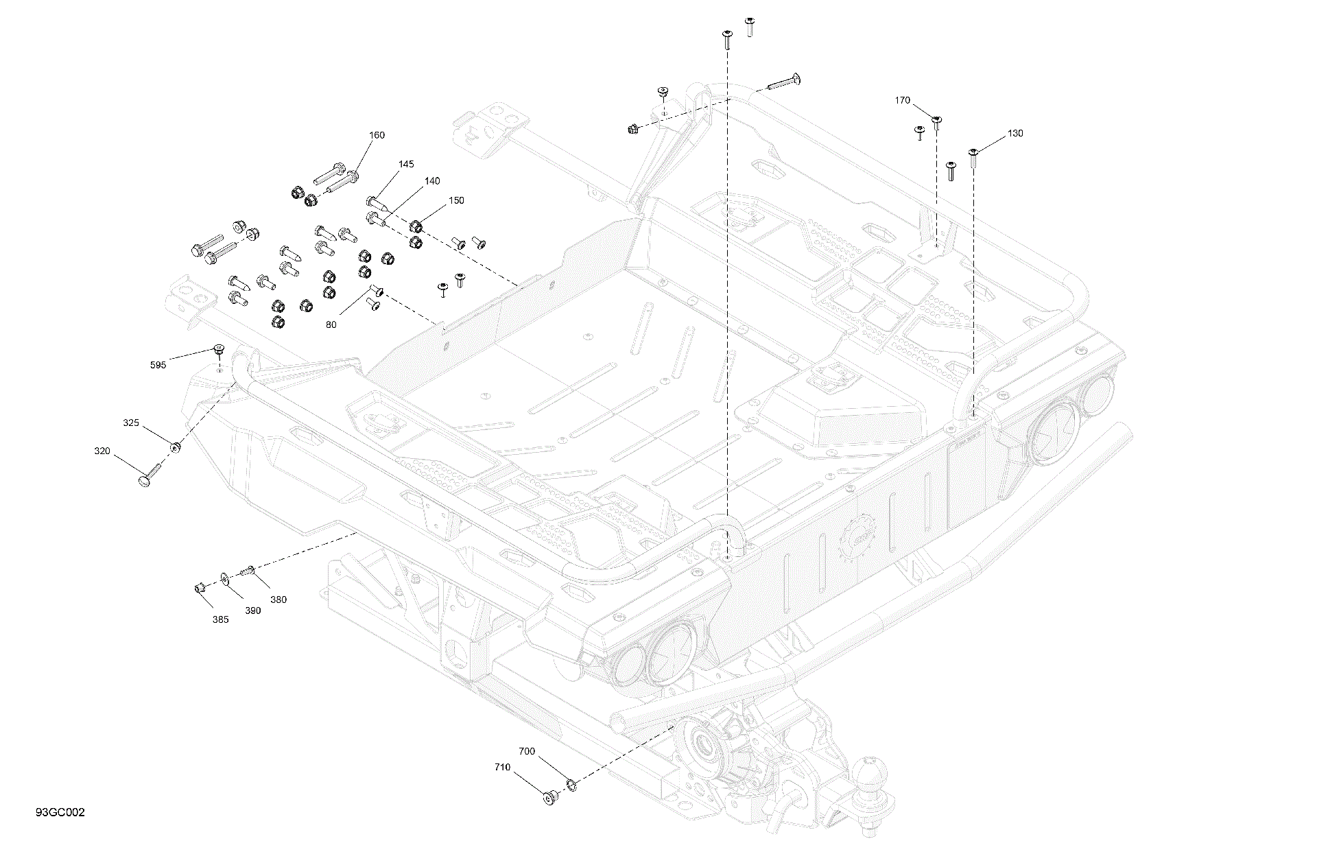 An Image of a Genuine Can-Am Parts Schematic Diagram showing the schematic - MISCELLANEOUS - OPTIONS