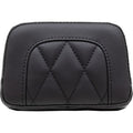 Touring Sissy Bar Pad - Standard - Black - Diamond Stitch by Mustang
