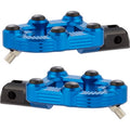 MX Footpegs - Driver - Blue by Arlen Ness