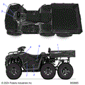 BODY: DECALS GRAPHICS - 2026 POLARIS SPORTSMAN 570 6X6 EPS 49S