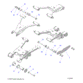 SUSPENSION: REAR CONTROL ARM MOUNTING - 2026 POLARIS SPORTSMAN 570 6X6 EPS 49S