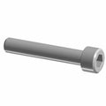 Steel M6 hex socket head screw with smooth cylindrical shaft and flat top.