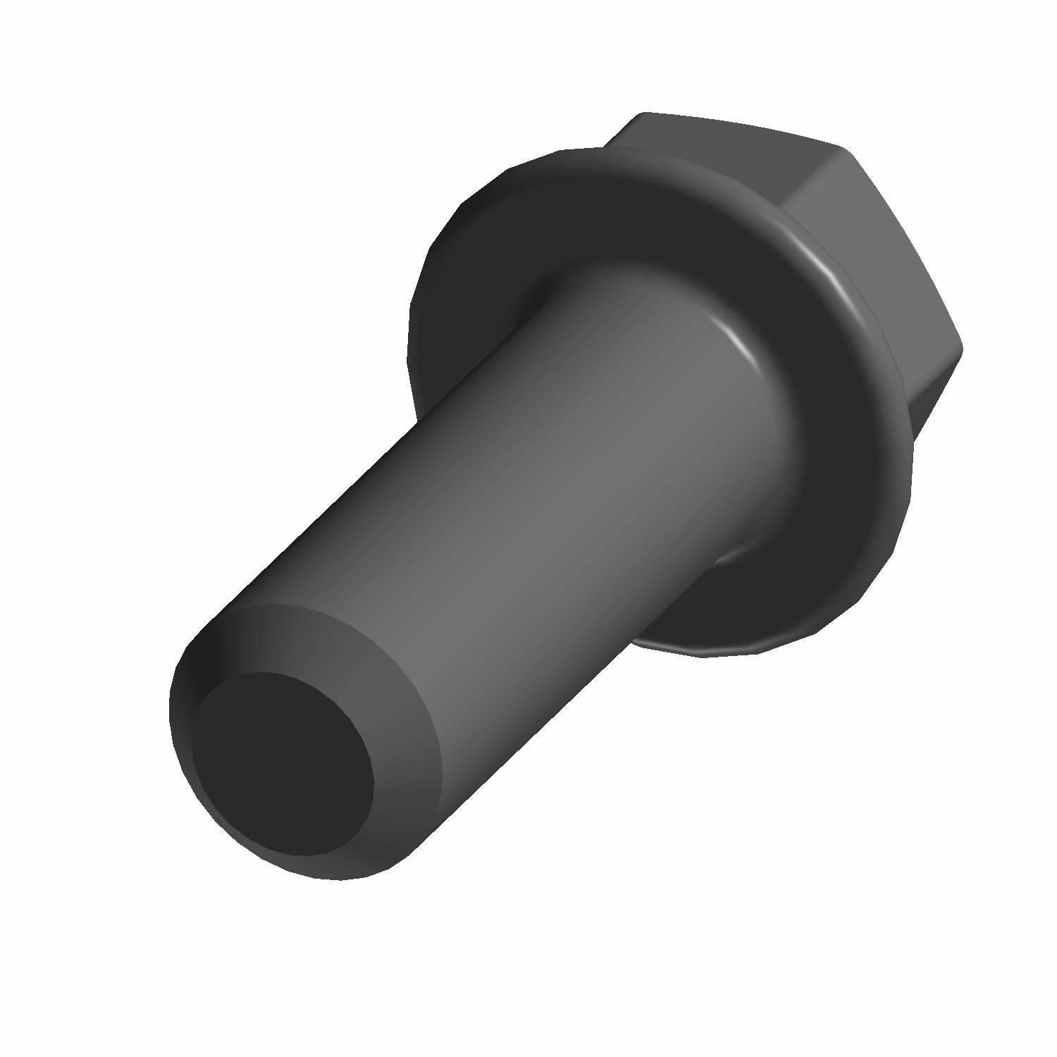 Hex Flange Screw M6x1.0x16 8.8 by Polaris