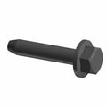 Black hex head bolt with a smooth shaft and flat flange base, M6x1.0x30 size.