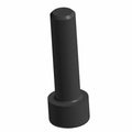 Black metal socket head screw with cylindrical head and threaded shaft.
