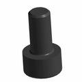 Black cylindrical socket head screw with a round base and smooth finish.