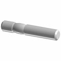 Silver metal M8 x 1.25 x 45/55 mm stud with smooth cylindrical shaft and stepped end.