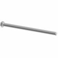 Silver metal hex head screw with long threaded shaft, size M12x1.75x210 by Polaris.