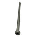 Long gray metal Torx button head screw with a narrow threaded shaft and star-shaped drive recess.
