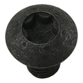 Black metal Torx button head screw M5 x 0.8 x 8 with six-point star recess.