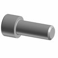Gray metal socket head screw with cylindrical shaft and flat top head.
