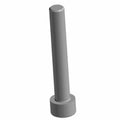Silver-gray metal socket head screw with cylindrical shaft and flat top head, M6x1.0x40 size.