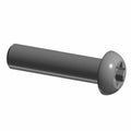 Black metal Torx button head screw M6X1.0X25 with short cylindrical shaft and six-point star recess.