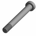 Gray metal socket head screw with partial threading and smooth shaft.