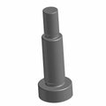 Black cylindrical socket head screw with stepped shaft and flat circular base.
