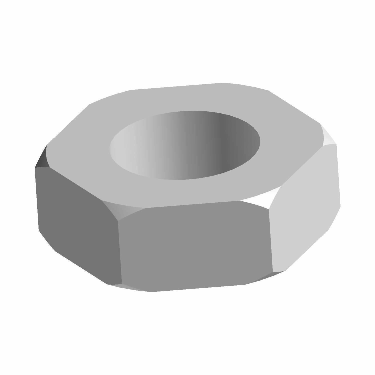 Nut 1/4-20 Hex Jam-Y by Polaris