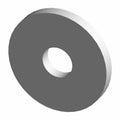 Flat Washer M8x2.0 Large Ztb by Polaris