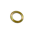 Round metallic washer with a gold-tone finish and smooth surface.