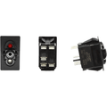 Dash Switch Body Single Acc Red/Blue By XTC Power