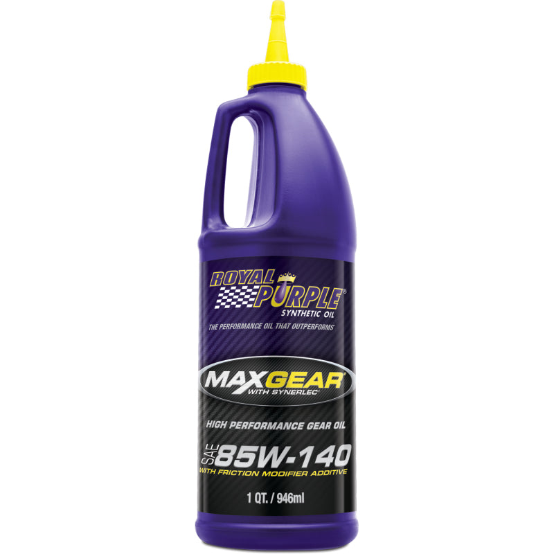 Royal Purple Max Gear Synthetic 85W-140 Gear Oil * 1 Quart for Automotive Differentials and Transmissions