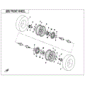 FRONT WHEEL - 2021 CFMOTO CFORCE 400