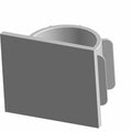 Wire Clip Adhesive Back 1/2 by Polaris