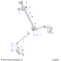 STEERING: STEERING POST ASM. - 2020 POLARIS SPORTSMAN 850 / LE 48"