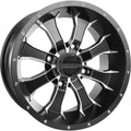 ATV / UTV Black Mamba Wheel 14X7 4/115 5+2 (+10Mm) Black / Machined by Raceline