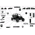 BODY - DECALS - X DS - 2021 CAN AM MAVERICK TURBO RR X DS / X RS