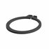 A Retaining Ring by Polaris in black, OEM part 7710801, with open ends and two small holes near the tips, is displayed on a white background.