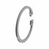 A 3D rendering of a Polaris Internal Retaining Ring, 45mm (OEM part 7718422), also known as a snap ring or circlip, with two open ends featuring small holes for plier installation, shown on a white background.