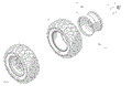 DRIVE - REAR WHEELS - 2023 CAN AM COMMANDER 700 EFI DPS