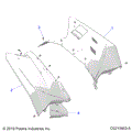 BODY: REAR CAB AND HEAT SHIELDS - 2023 POLARIS SCRAMBLER XP 1000 S 55" 49S
