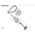 CVT ASSY - 2016 CFMOTO UFORCE 500