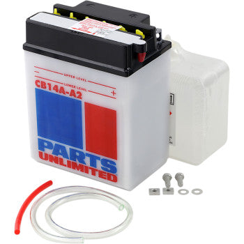 Battery YB14A A2 by Parts Unlimited