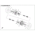 REAR WHEEL ASSY - 2016 CFMOTO UFORCE 500