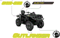 BODY - FEATURE DECALS - 2026 CAN AM OUTLANDER MAX EV 4X4 - BRIGHT WHITE