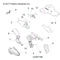 BODY: PANELS THERMAL SHIELDS - 2015 POLARIS SPORTSMAN 850 SP