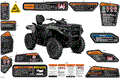 BODY - WARNING DECALS - 2025 CAN AM OUTLANDER MAX 500 4X4 DPS - GRANITE GREY
