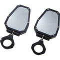 Side View Mirror Hexagon Black by Moose Offroad