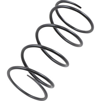 A close-up of the EPI Secondary Spring Black, displayed at an angle against a white background, showcases its design for optimal shift rate and reduced side load pressure.
