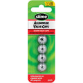 Valve Stem Caps Silver 4 Pack by Slime