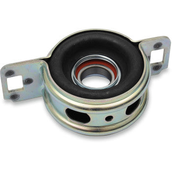 The Driveshaft Bearing Assembly by Epi features a metal prop shaft bearing with a circular rubber center, bracket-mounted with two flanged rectangular holes for attachment, offering durable support and smooth rotation in automotive applications.