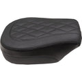 Solo Touring Seat - Passenger - Black - Diamond Stich by Mustang