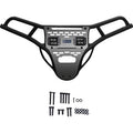 Polaris RZR XP 1000 Front Bumper Skid Plate with White Lights Black by Ravek