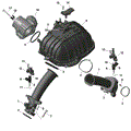 ROTAX - AIR INTAKE MANIFOLD AND THROTTLE BODY - 2024 CAN AM COMMANDER 1000R EFI XT - WILDLAND CAMO - 64" WIDTH