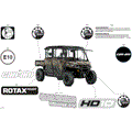 BODY - DECALS - 2024 CAN AM DEFENDER HD10 LTD CAB - WILDLAND CAMO - 67" WIDTH CALI