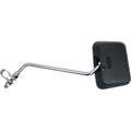 Square Clamp-On Mirror Black 10" by EMGO