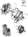 ROTAX - CRANKCASE - 322 - 2022 CAN AM OUTLANDER MAX 1000R EFI LTD