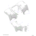 BODY: REAR CAB - 2025 POLARIS SPORTSMAN 570 6X6 EPS 49S